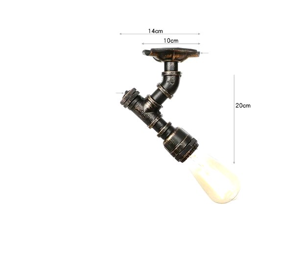 Vintage Applique Murale Usine Interrupteur - Louise Vintage