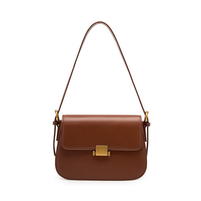 Sac Cuir Vintage Italien Kaki