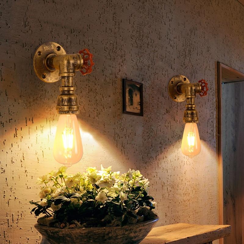 2x Appliques Murales Industrielles Rouille - Louise Vintage