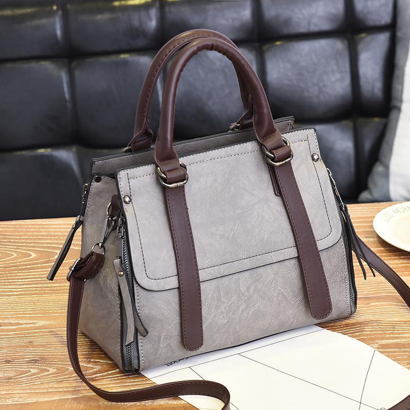 Sac à Main Vintage pas Cher Gris