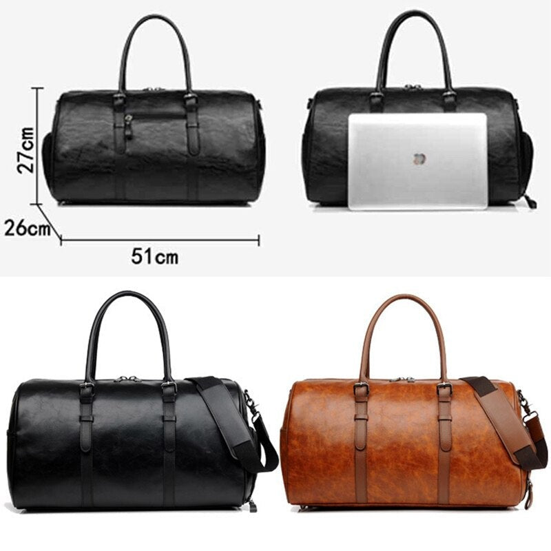 Sac Paquetage Vintage Noir
