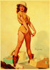 Affiche Elvgren Vintage - Louise Vintage