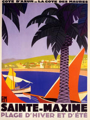 Affiche Vintage Côte d'Azur