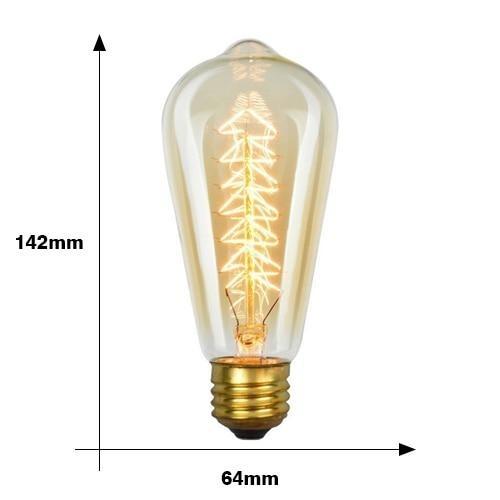Ampoule Vintage<br> Filament E27 Sapin - Louise Vintage