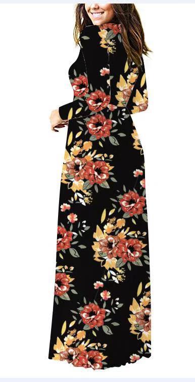 Année 70 Robe Fleurs - Louise Vintage