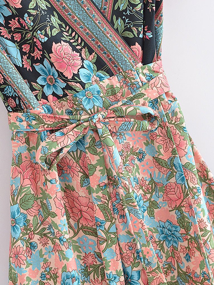Année 70 Robe Verte - Louise Vintage