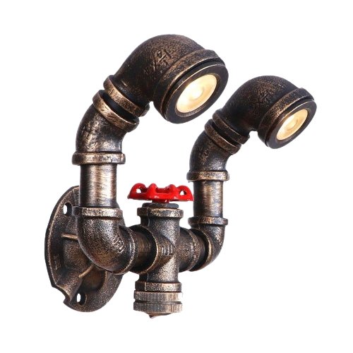 Applique Murale Laiton Vintage Double Spot - Louise Vintage