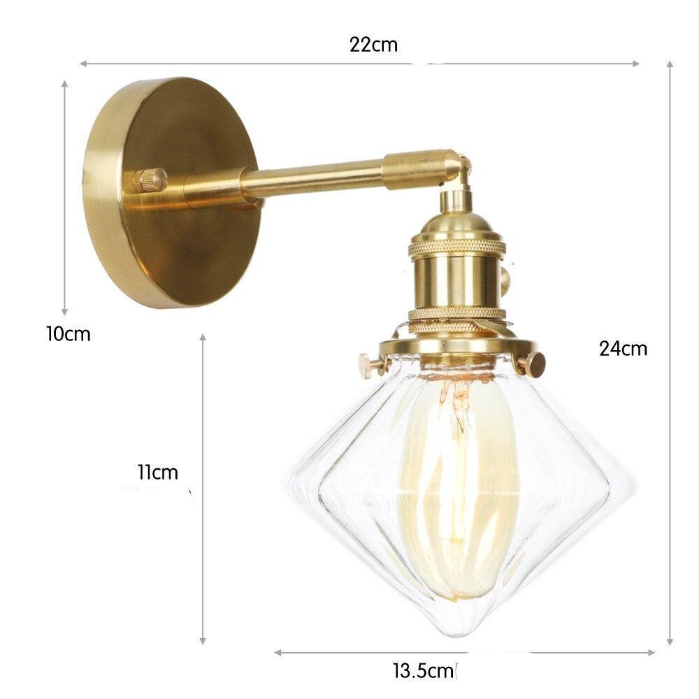 Applique Murale Salle de Bain Vintage Cuivre - Louise Vintage