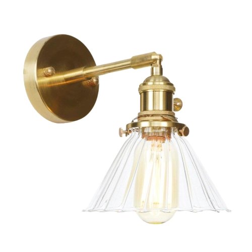 Applique Murale Salle de Bain Vintage Verre - Louise Vintage