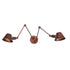 Applique Murale Salon Vintage 2 Ampoules Cuivre - Louise Vintage