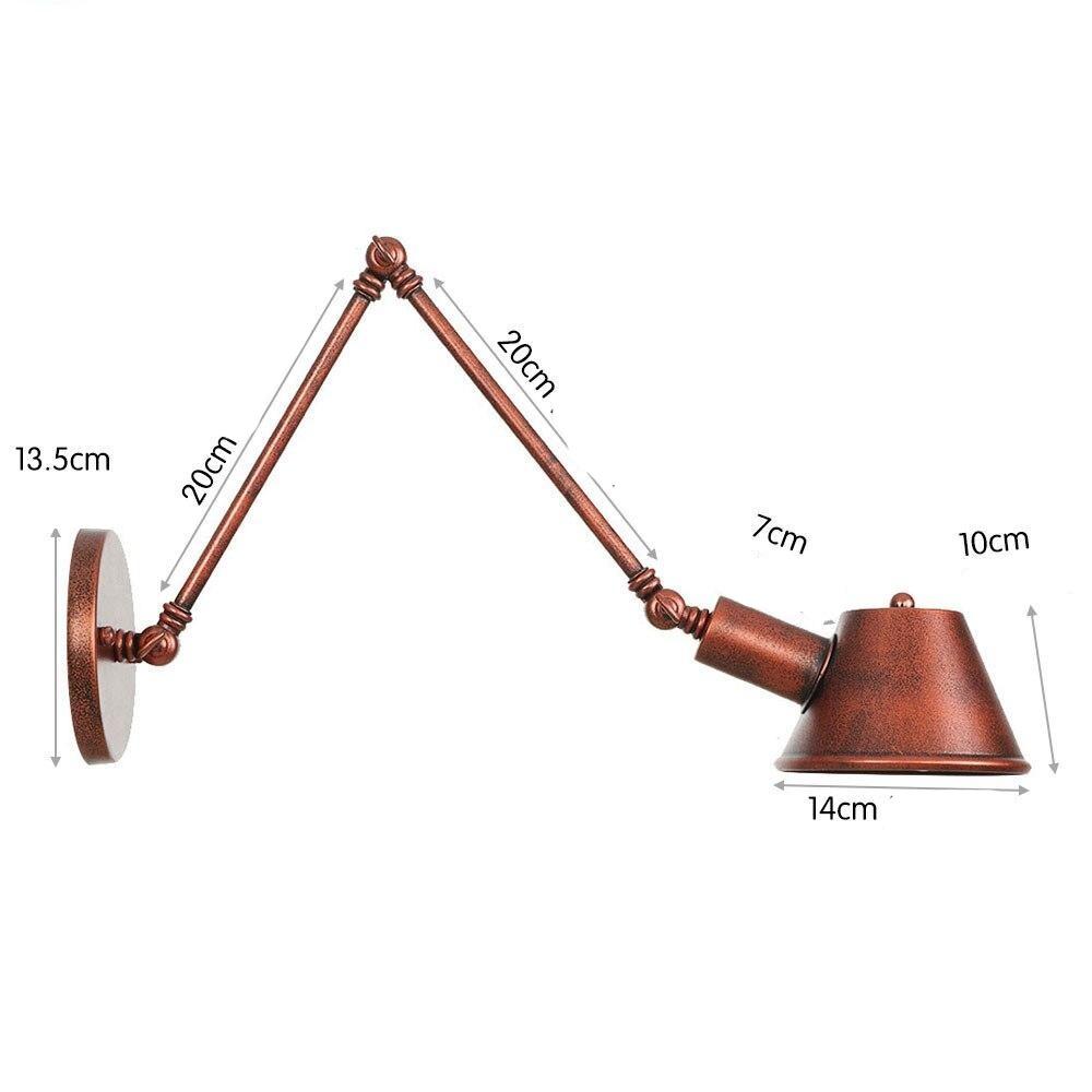 Applique Murale Salon Vintage 2 Branches Cuivre - Louise Vintage