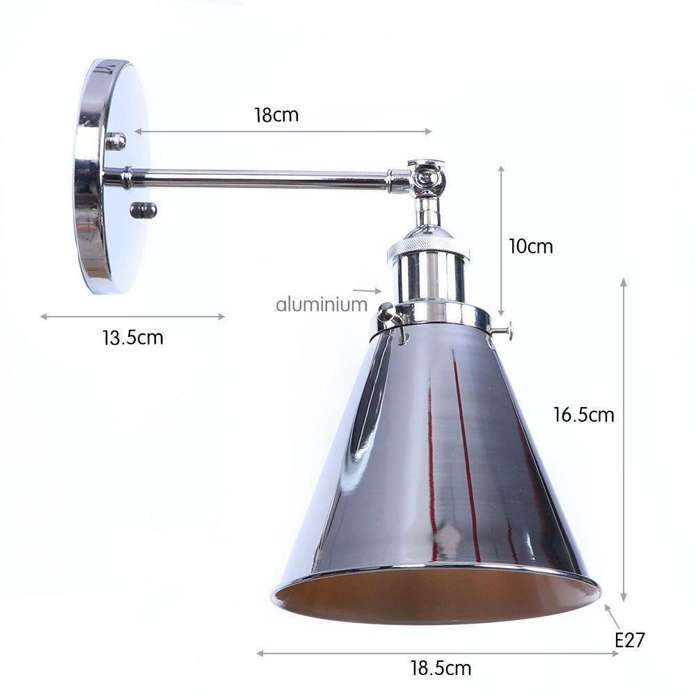Applique Murale Vintage Chrome - Louise Vintage