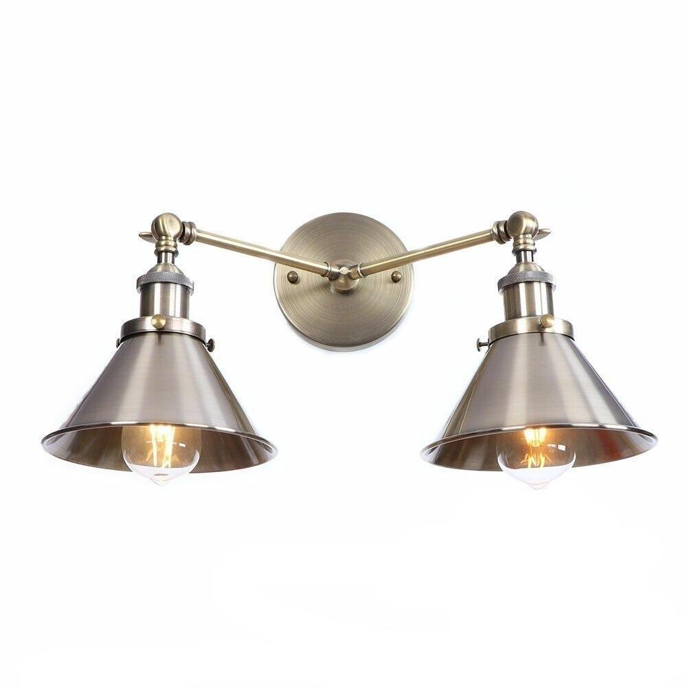 Applique Murale Vintage Double Aluminium - Louise Vintage