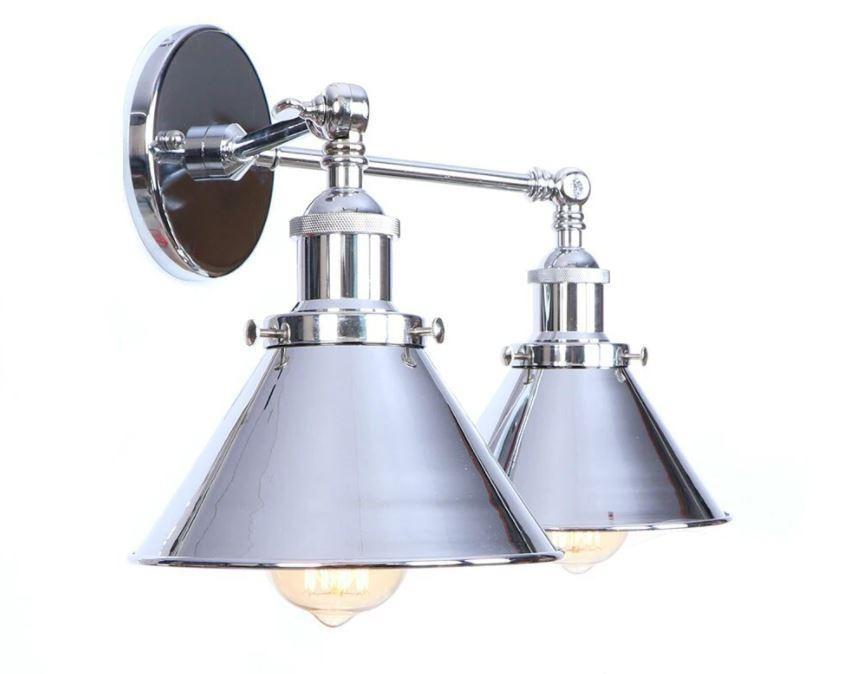 Applique Murale Vintage Double Chrome - Louise Vintage