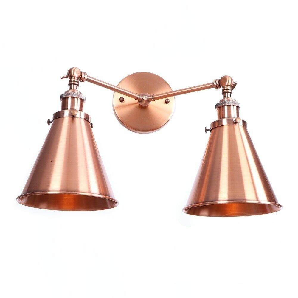 Applique Murale Vintage Double Cuivre Bar - Louise Vintage