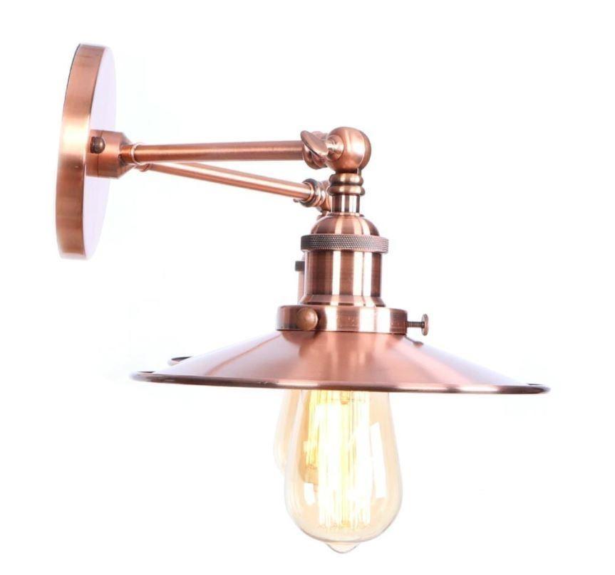 Applique Murale Vintage Double Cuivre Bistro - Louise Vintage