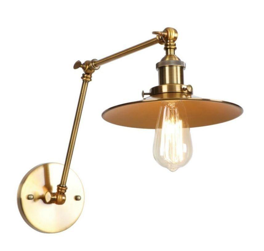 Applique Murale Vintage Industrielle Or - Louise Vintage