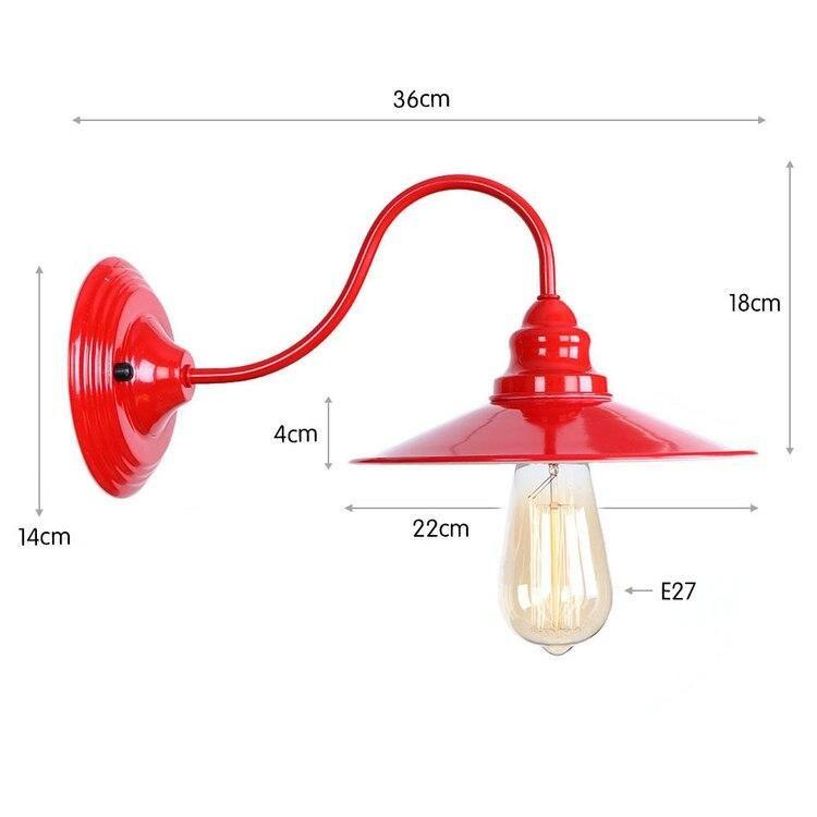 Applique Murale Vintage Rouge Chic - Louise Vintage