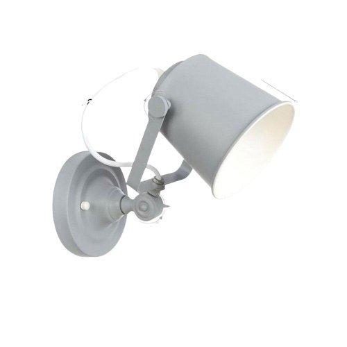 Applique Murale Vintage Spot Ajustable Gris - Louise Vintage