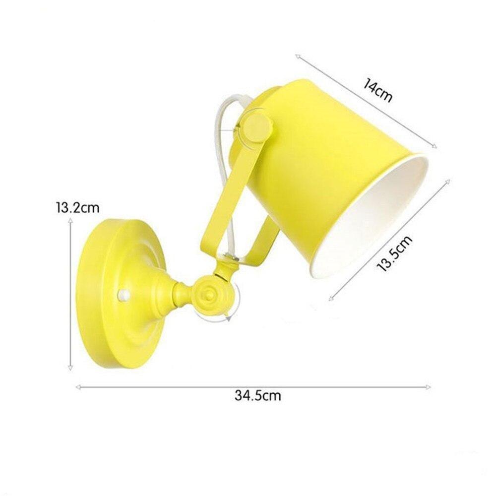 Applique Murale Vintage Spot Ajustable Jaune - Louise Vintage