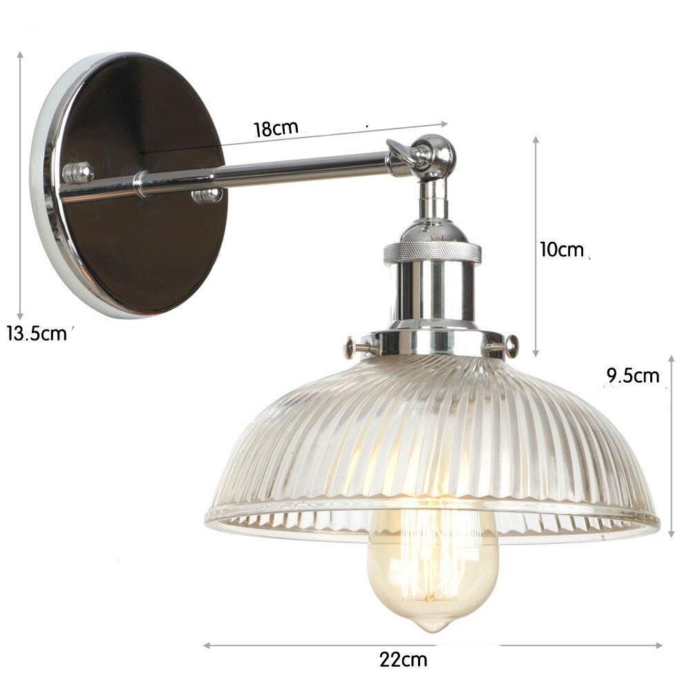 Applique Murale Vintage Verre Coupole - Louise Vintage