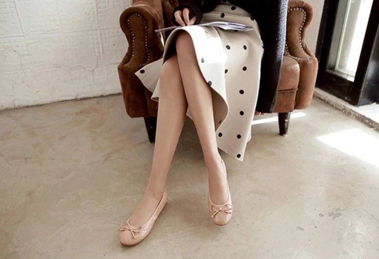Ballerines Vintage Beige - Louise Vintage