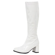 Bottes Années 70 Vintage Blanc