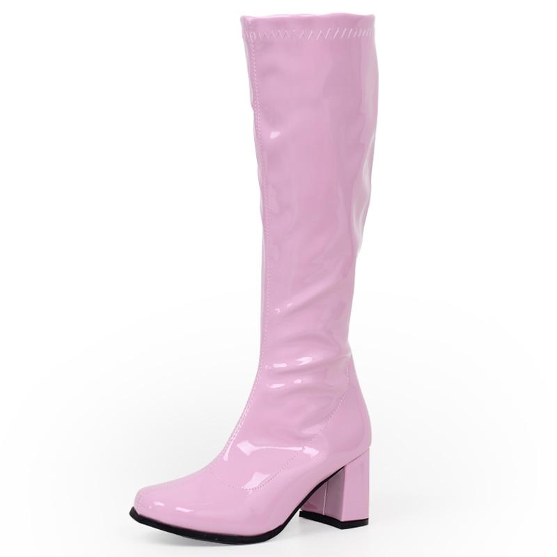 Bottes Années 70 Vintage Rose - Louise Vintage