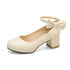 Chaussure Style Vintage Femme Beige - Louise Vintage