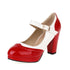 Chaussure Vintage Femme Pin Up Rouge - Louise Vintage