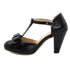 Chaussures à Talon Année 50 Noir - Louise Vintage