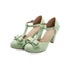 Chaussures à Talon Année 50 Vert - Louise Vintage