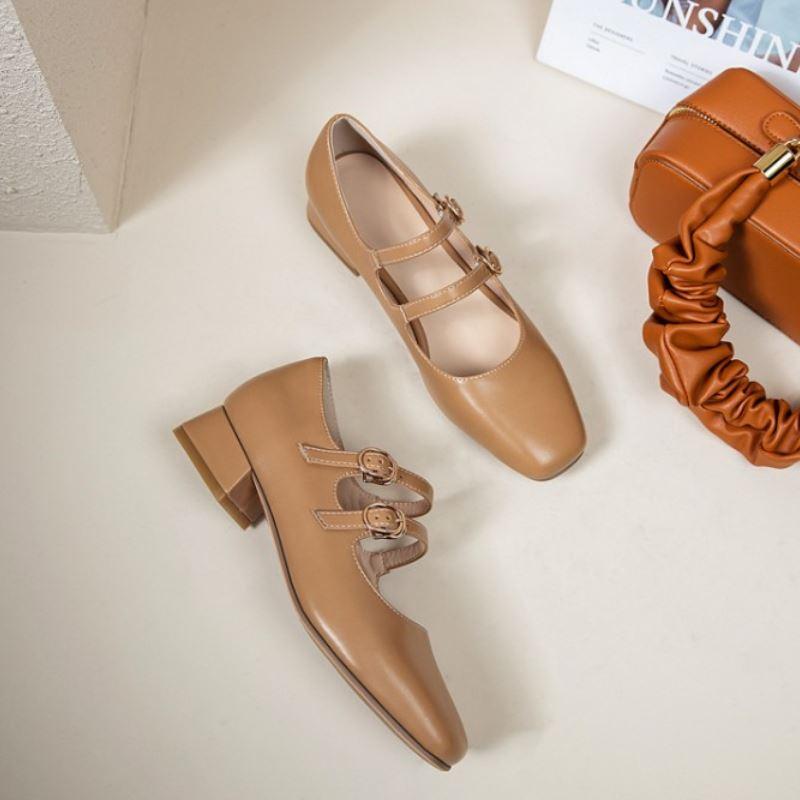 Chaussures Années 40 50 Marron - Louise Vintage