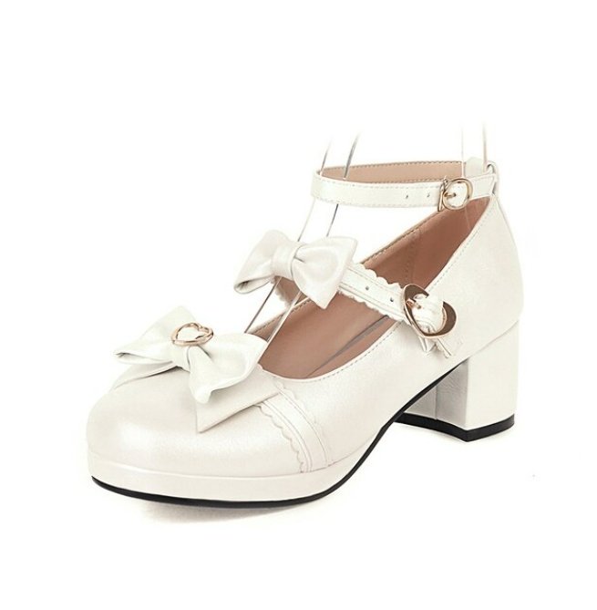 Chaussures Années 50 60 Ivoire - Louise Vintage
