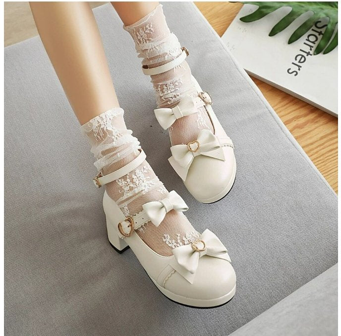 Chaussures Années 50 60 Ivoire - Louise Vintage