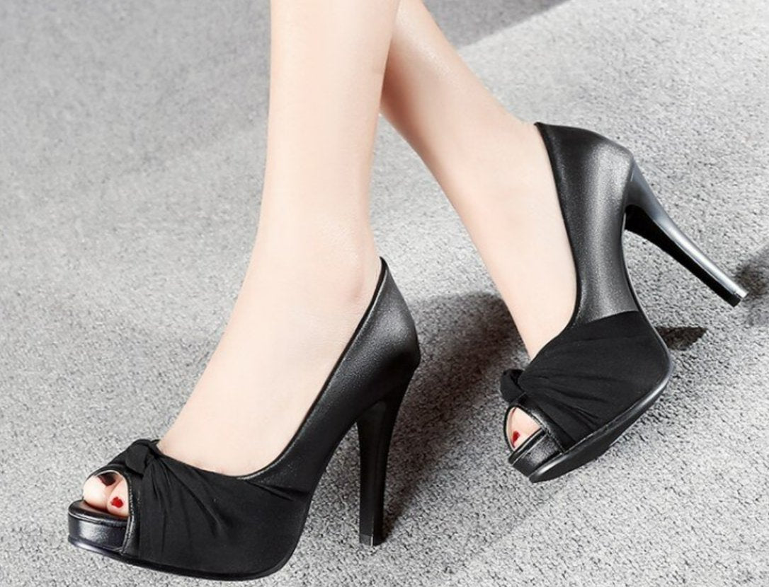 Chaussures Années 50 Rockabilly Noires - Louise Vintage