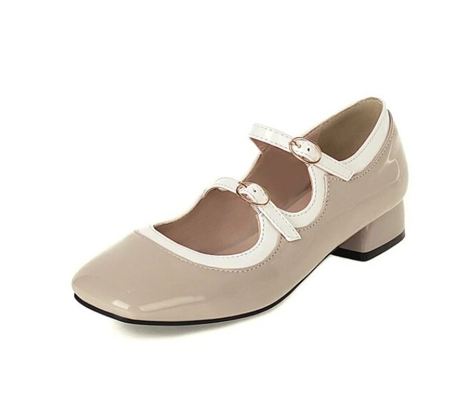 Chaussures Danse Vintage Beige - Louise Vintage