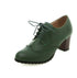 Chaussures des Années 50 Vertes - Louise Vintage