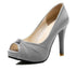 Chaussures Femme Années 50 Gris - Louise Vintage