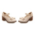 Chaussures Femme Style Années 50 Beige - Louise Vintage