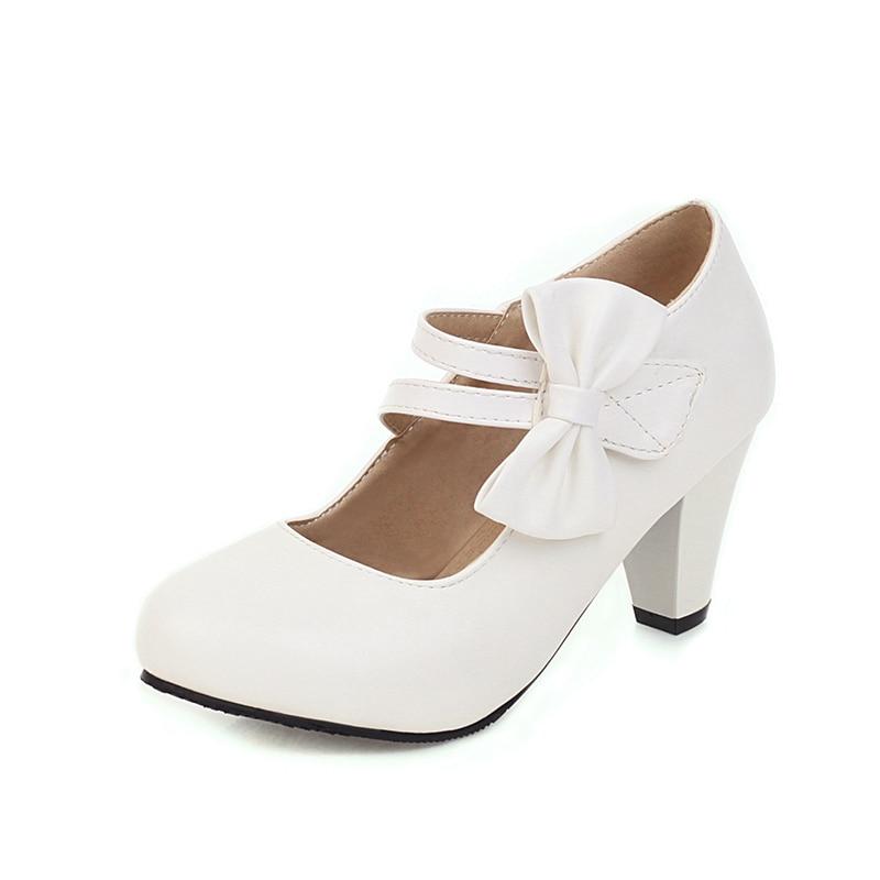 Chaussures Mary Jane Vintage Blanches - Louise Vintage
