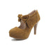 Chaussures Pin Up Années 50 Marron - Louise Vintage