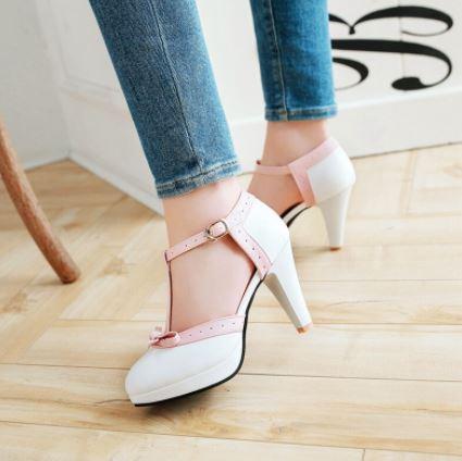 Chaussures Pin Up Blanches - Louise Vintage
