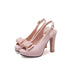 Chaussures Pin Up Couture Rose - Louise Vintage