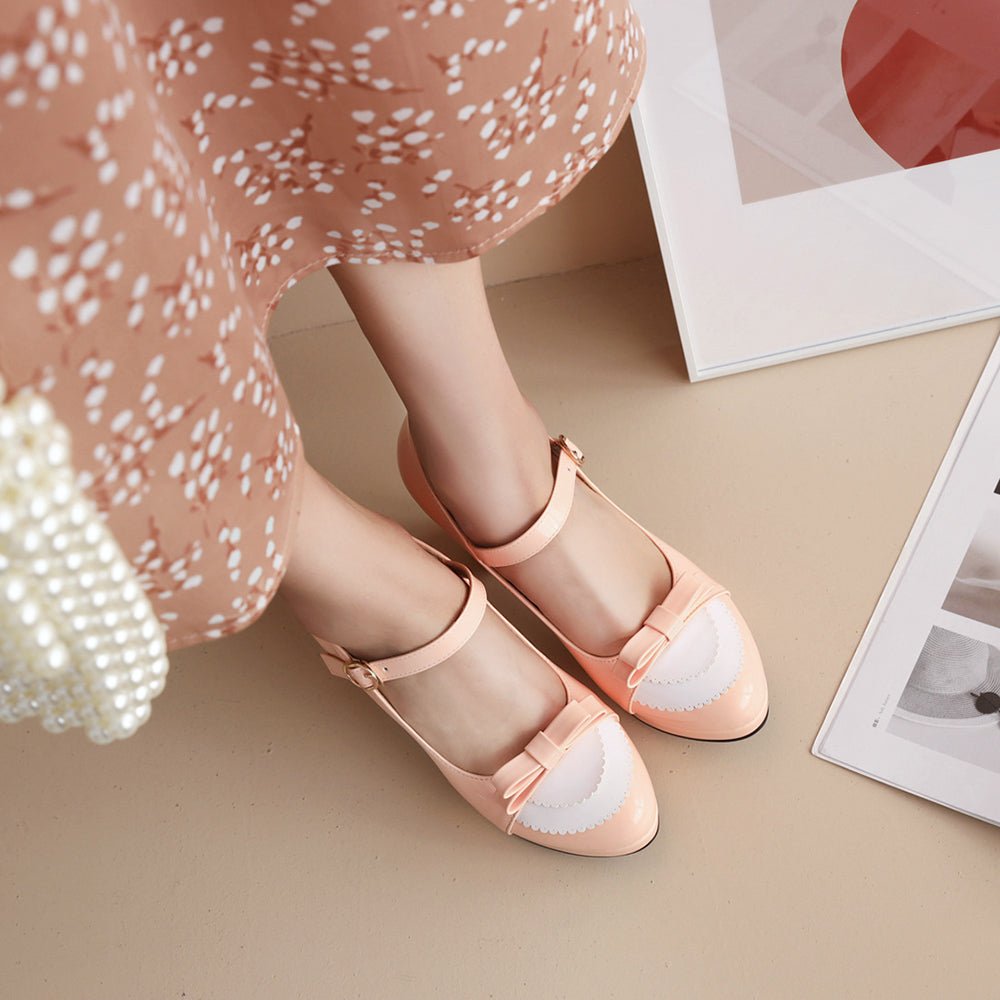 Chaussures Pin Up Mary Jane Rose - Louise Vintage