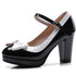 Chaussures Pin Up Noeud Noir - Louise Vintage