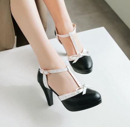 Chaussures Pin Up Noires - Louise Vintage