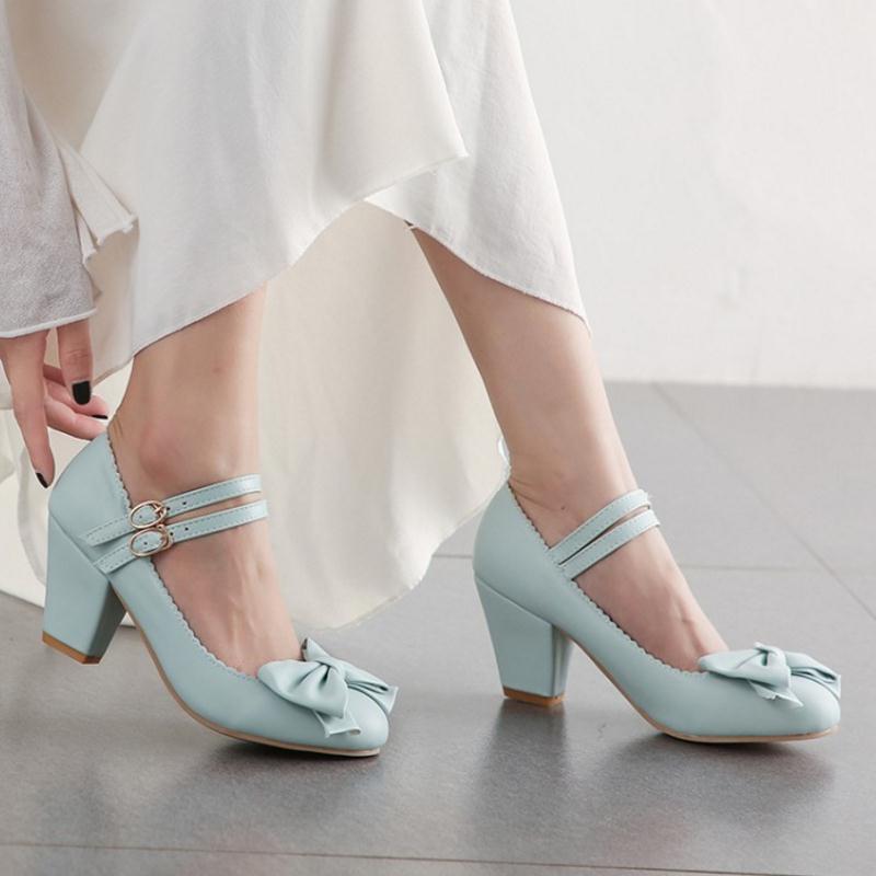 Chaussures Pin Up pas cher Bleu - Louise Vintage