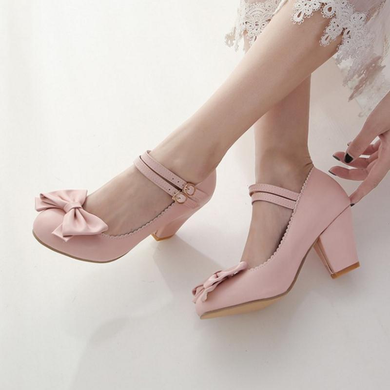 Chaussures Pin Up pas cher Rose - Louise Vintage