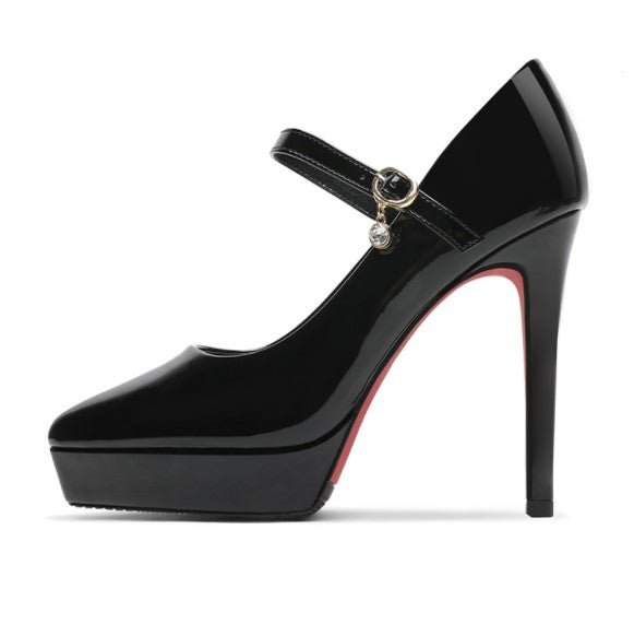 Chaussures Pin Up Sexy Noires - Louise Vintage